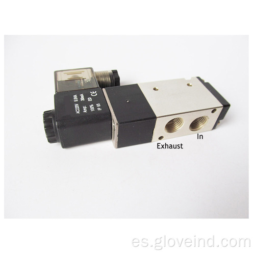 válvula de solenoide neumática material de aleación 4V210-08